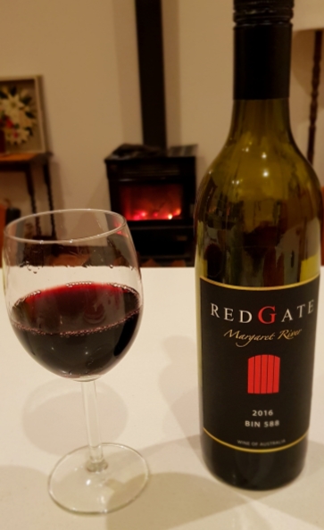 Relaxing with a red